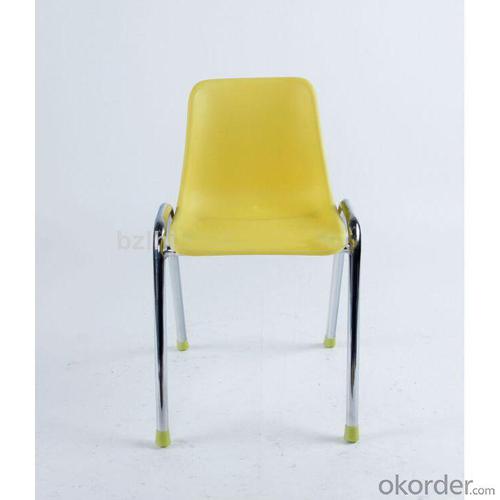 PP Stacking Kids' Chair with Steel Frame Eco-friendly Material Colorful System 1