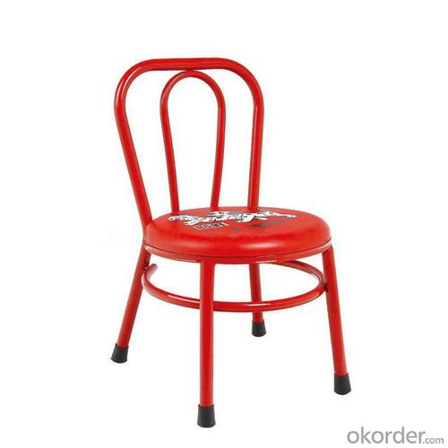 Fashion Plastic Kids' Chair with Spurts Spreads Steel Frame Durable System 1