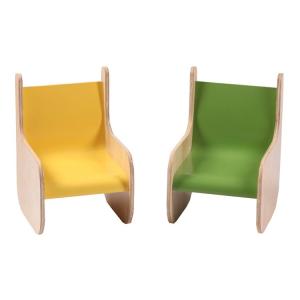 Wooden Frame Children's Chair for Kingdergarten Multilayer Customized Color
