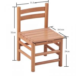 Solid Wood Beech Chair for Kids Ergonomic Design Eco-friendly System 1