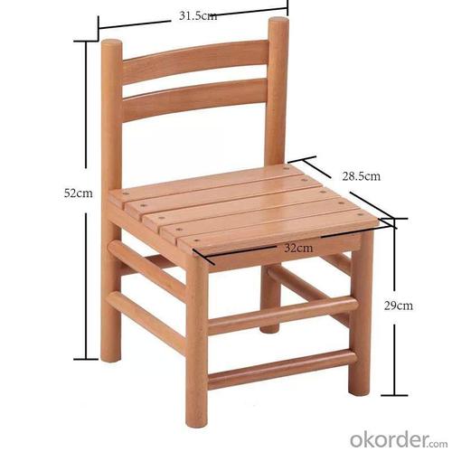Solid Wood Beech Chair for Kids Ergonomic Design Eco-friendly System 1