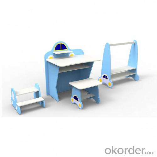 Children Table Kids Study Desk Children Furniture Set for Bedroom System 1