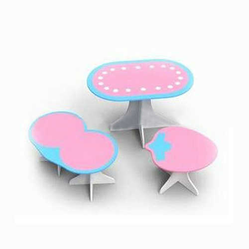 Buy Children Table Kids Desk With Six Chairs Set For Learning And