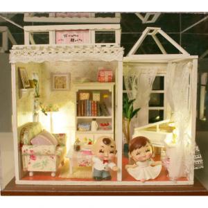 Diy Wooden House Doll House Simulation Furniture
