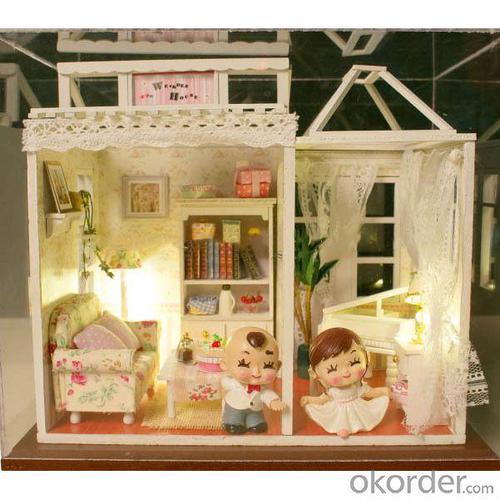 Diy Wooden House Doll House Simulation Furniture System 1