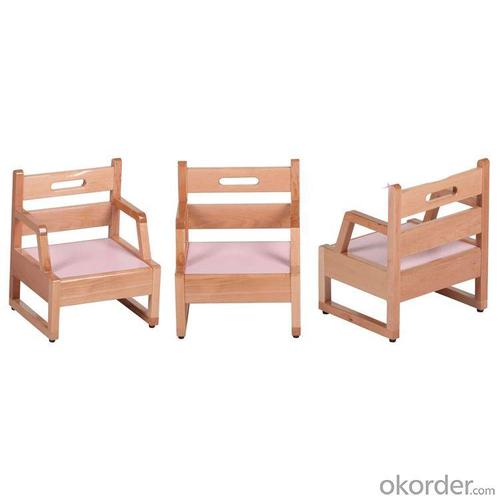 Kids' Chair for Kingdergarten Made of Solid Wood Beech Multiple Color System 1