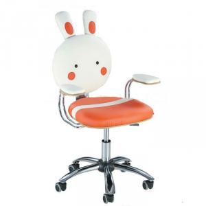 Synthetic Leather Computer Chair for Kids Rabbit Cartoon Pattern