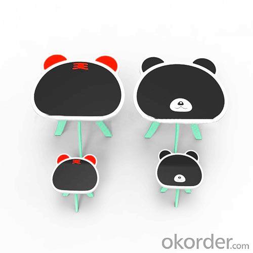 Kids Table Children Table in Panda Tiger Cartoon System 1