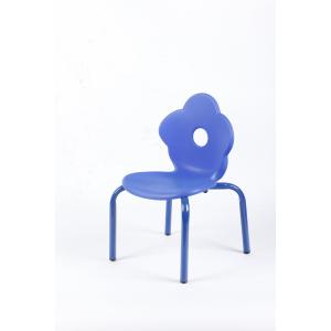 Flower Style Children's Chair with Durable Powder Coating Steel Frame System 1