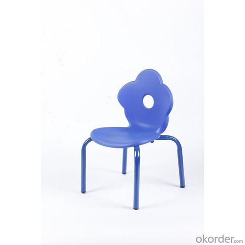 Flower Style Children's Chair with Durable Powder Coating Steel Frame System 1