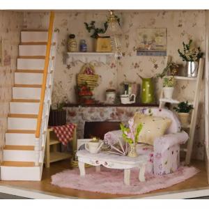 Wooden Toy House For Girls DIY Beautiful Educational Toys Child Role Play