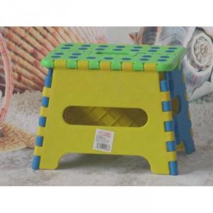 Foldable Kids' Stool with Environmental Plastic Cute and Comfortable System 1
