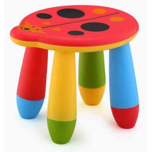 Colorful Kids' Plastic Stool Animal Pattern Eco-friendly Material