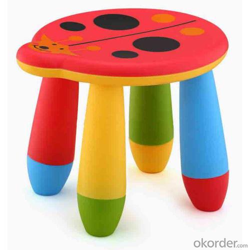 Colorful Kids' Plastic Stool Animal Pattern Eco-friendly Material System 1