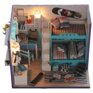 Doll House with Light and Simulation Furniture for Kids Christmas Gift System 1