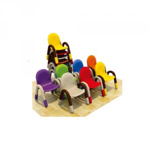 Pp Plastic Children'S Chairs With Different Colors System 1