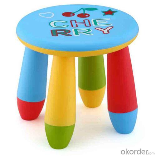 Colorful Round Children's Stool for Kingdergarten Non-toxic PP Plastic System 1