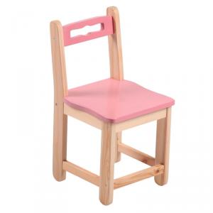 Colorful Beech Kids' Chair Made of Eco-friendly Solid Wood New Design System 1