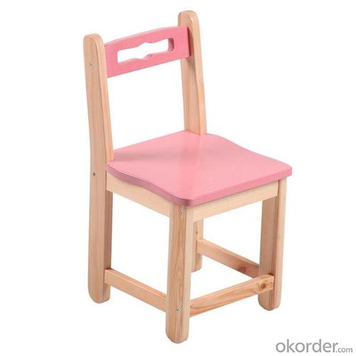 Colorful Beech Kids' Chair Made of Eco-friendly Solid Wood New Design System 1