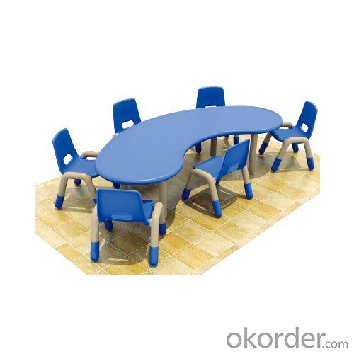 Moon Shape Six Seats Pp Plastic Children'S Chairs System 1