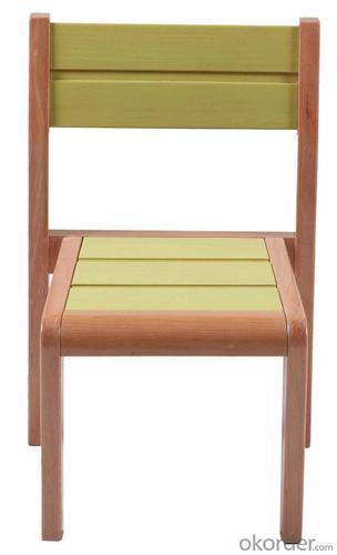 Wooden Kids' Study Chair Comfortable and Durable Non-toxic System 1
