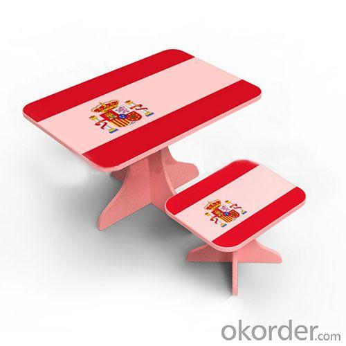 Student Study Desk School Furniture Kids Study Table in Flag Design System 1