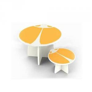 Children Table Kids Study Desk of Cartoon Insects Design System 1