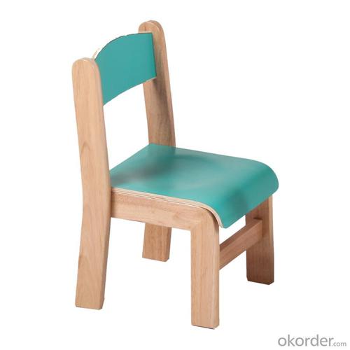 Cute Children's Chair for Kingdergarten Solid Wood Beech Multiple Color System 1