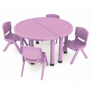 Semi-Circle Shape Pp Plastic Children'S Chairs With Different Colors System 1