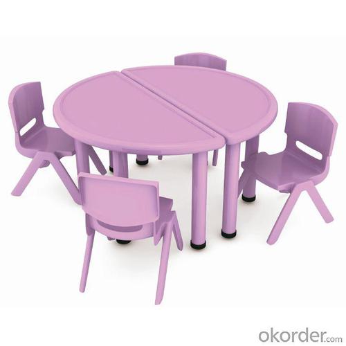 Semi-Circle Shape Pp Plastic Children'S Chairs With Different Colors System 1