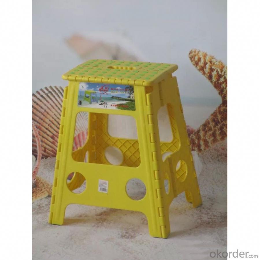 Kids' Plastic Foldable Chair of 45cm Height with Multiple Color