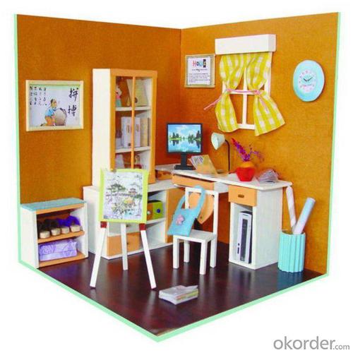 Cheap Wooden Diy Toy House For Girls ,Educational Toys System 1