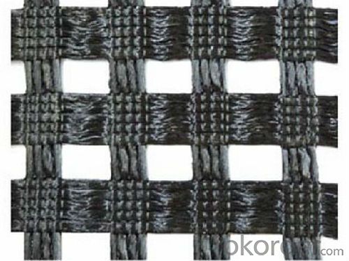 Warp Knitted Polyester Geogrid with PVC Coating