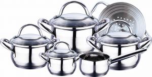11pcs Stainless Steel Cookware Sets