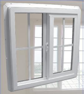 High Quality 74,120series etc PVC Sliding Window With ISO