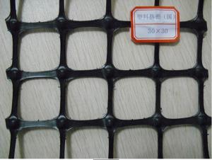 Warp Knitting Woven Polyester Geogrid with Bitumen/PVC coated for Roadbed/Railway/Airport etc