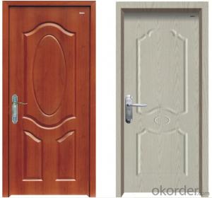PVC Film MDP Security Door with High Quality System 1