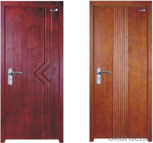 Solid Wood Security Door Manufactory wigh High Quality