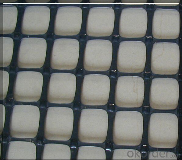 Wrap Knitting Polyester Geogrid with PVC Coated for Roadbed/Airport/Railway Reinforcement