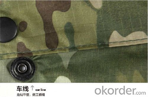 Military Raincoat Camo Poncho