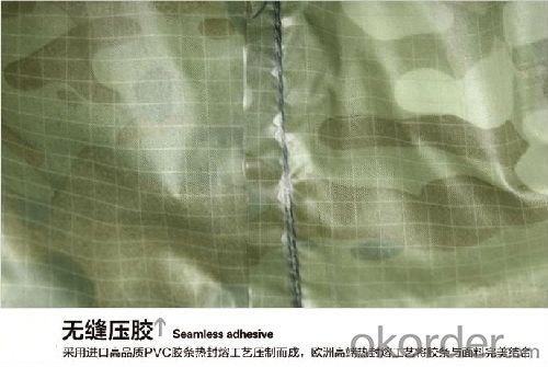 Military Raincoat Camo Poncho