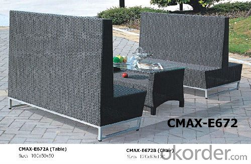 Fashionable Garden Outdoor Furniture for Resturant Two Sides Chair CMAX-E672