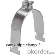 stainless steel pipe clamp with rubber System 1