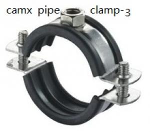 two screw rubber pipe clamp for cars