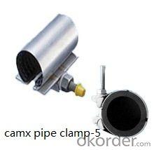 stainless steel light type pipe clamp System 1