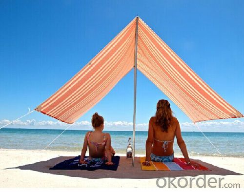 Cotton Canvas Beach Shade Tent with Carry bag