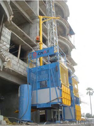 Construction Hoist SC120Z,gearing adopts imported bearing, enameled cable, and oil seal
