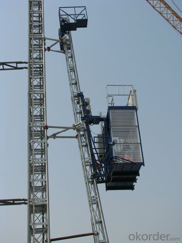 Construction Hoist SC100 with Single Cage Hoist