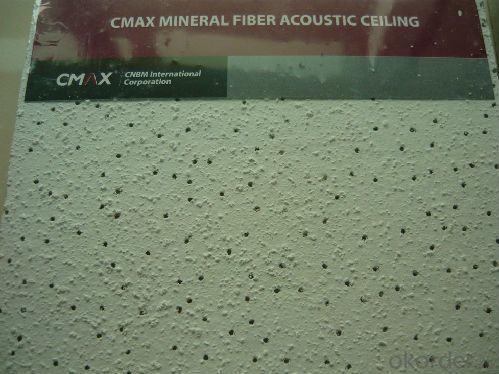High quality  white Sound absorbing mineral fiber ceiling