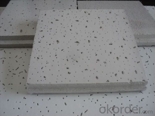 Mineral   Fiber  Board Ceiling  Tiles  Moisture Resistant
